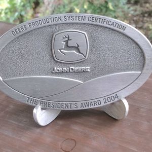 Vtg classc  Deere Production Certification Award